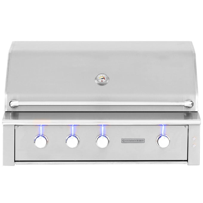 Summerset Alturi 42 inch Built-in Natural Gas Grill with Stainless Steel 304 Stainless Steel Main Burners & Rotisserie Back Burner ALT42-NG - BetterPatio.com