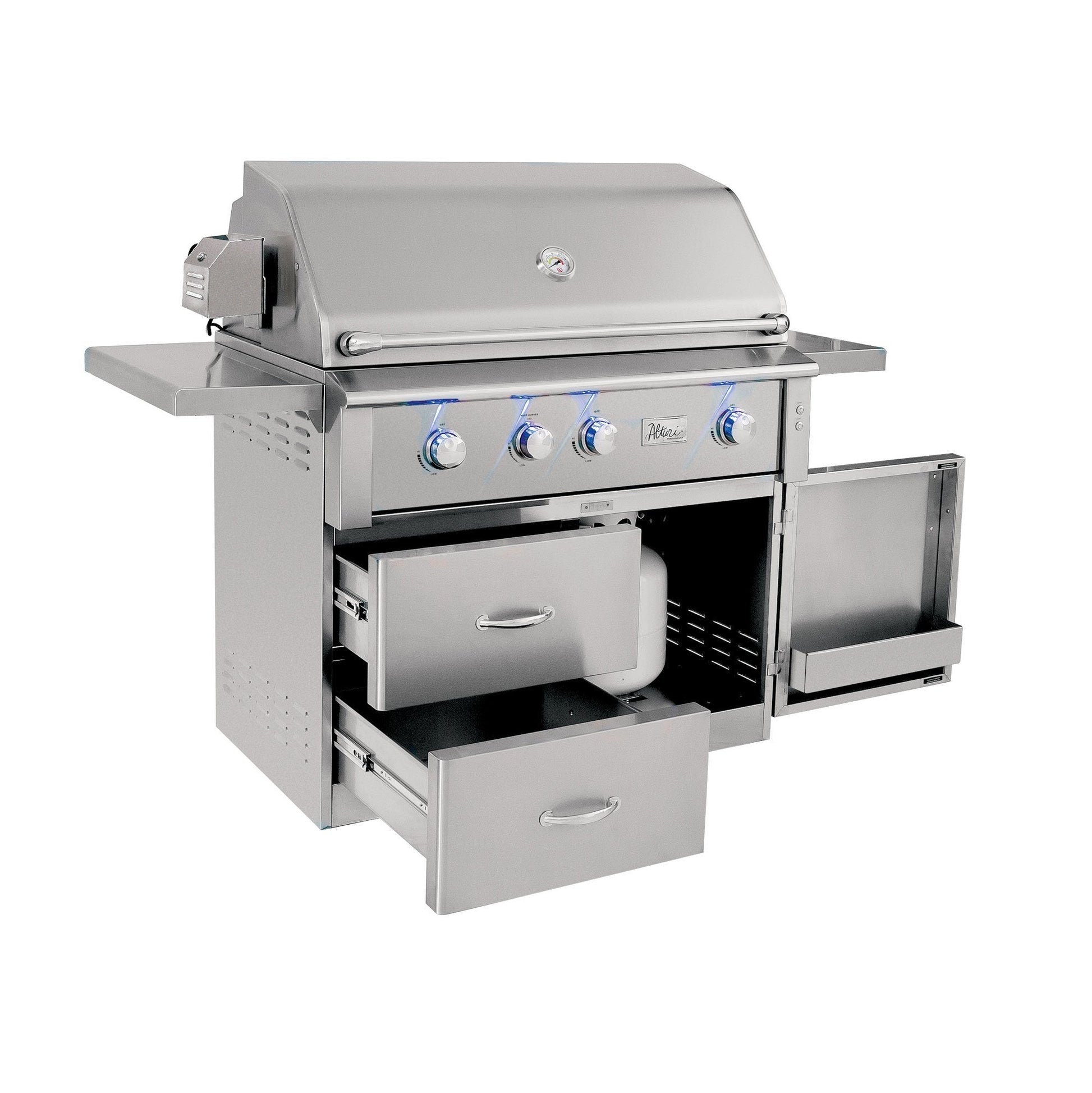 Summerset 15x15 inch Stainless Steel Drop In Sink and Hot and Cold Faucet SSNK-15D - BetterPatio.com