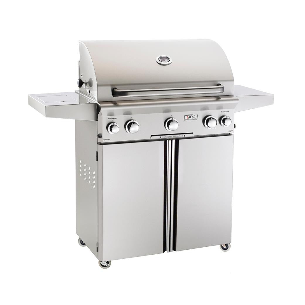 American Outdoor GrillAmerican Outdoor Grill 30&quot; L Series Grill on Cart Liquid Propane without Backburner and Sideburner 30PCL-00SP 30PCL-00SP- BetterPatio.com