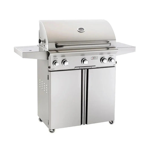 American Outdoor GrillAmerican Outdoor Grill 30" L Series Grill on Cart Liquid Propane without Backburner and Sideburner 30PCL-00SP 30PCL-00SP- BetterPatio.com