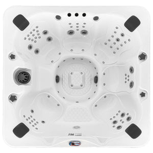American SpasAmerican Spas Premium Customizable Hot Tub with 100 Massage Therapy Jets, Ozonator and More AM745 AMZ100B- BetterPatio.com