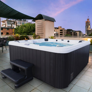 American SpasAmerican Spas Premium Customizable Hot Tub with 100 Massage Therapy Jets, Ozonator and More AM745 AMZ100L- BetterPatio.com
