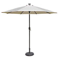Blue Wave Mirage Fiesta 9ft Octagonal Market Umbrella with Olefin Canopy