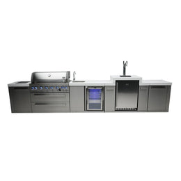 Mont Alpi 805 Island with a Kegerator and a Beverage Center