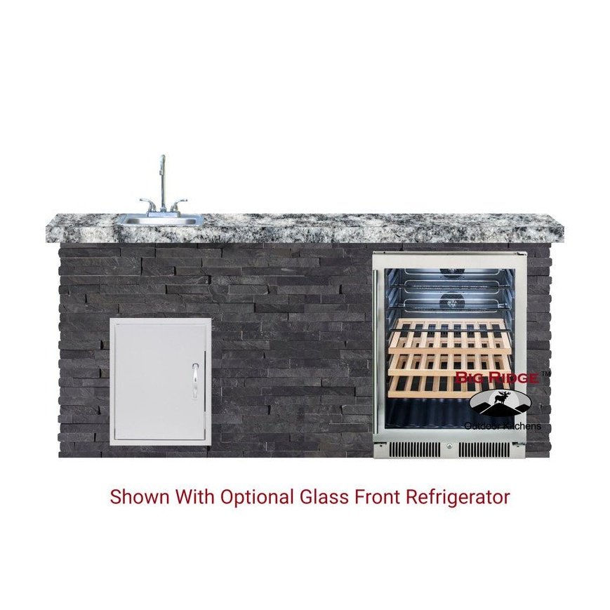Big Ridge Outdoor KitchensBig Ridge Outdoor Kitchens Blaze Quick Ship 72" Premium Finished Outdoor Kitchen PKG 11 BLZ-QSHIP11_L- BetterPatio.com