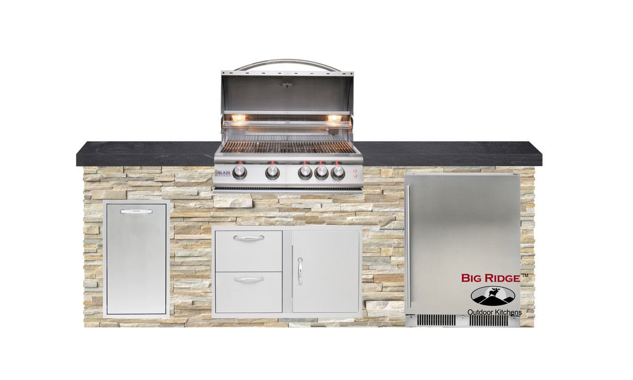 Big Ridge Outdoor KitchensBig Ridge Outdoor Kitchens Blaze Quick Ship 96