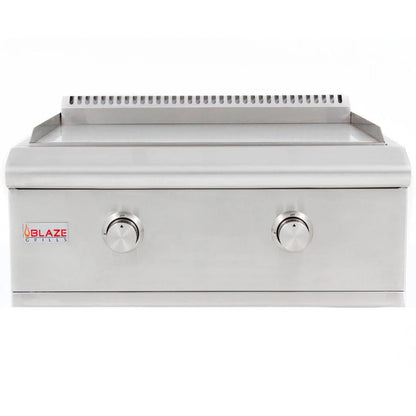 8 Foot Quick Ship Outdoor Kitchen with Blaze Grill, Griddle // BetterPatio.com