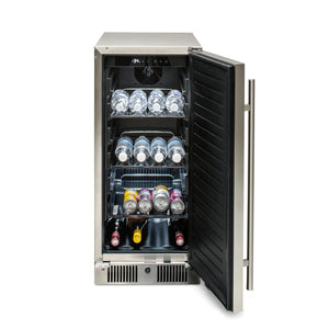 BlazeBlaze 15-Inch Outdoor Refrigerator with 3.2 Cubic Feet BLZ-SSRF-15- BetterPatio.com