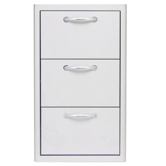 BlazeBlaze 16 Inch Triple Access Drawer BLZ-DRW3-R BLZ-DRW3-R- BetterPatio.com