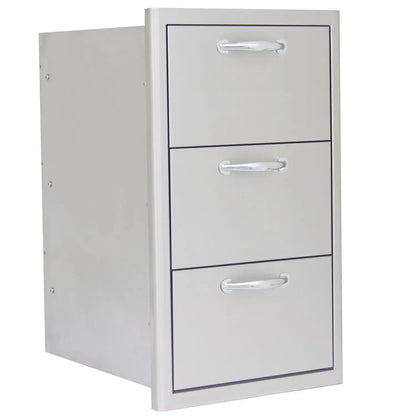 BlazeBlaze 16 Inch Triple Access Drawer BLZ-DRW3-R BLZ-DRW3-R- BetterPatio.com