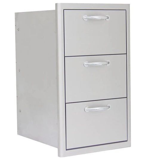 BlazeBlaze 16 Inch Triple Access Drawer BLZ-DRW3-R BLZ-DRW3-R- BetterPatio.com