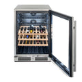 Blaze 24 Inch Outdoor Glass Door Beverage Cooler 5.5