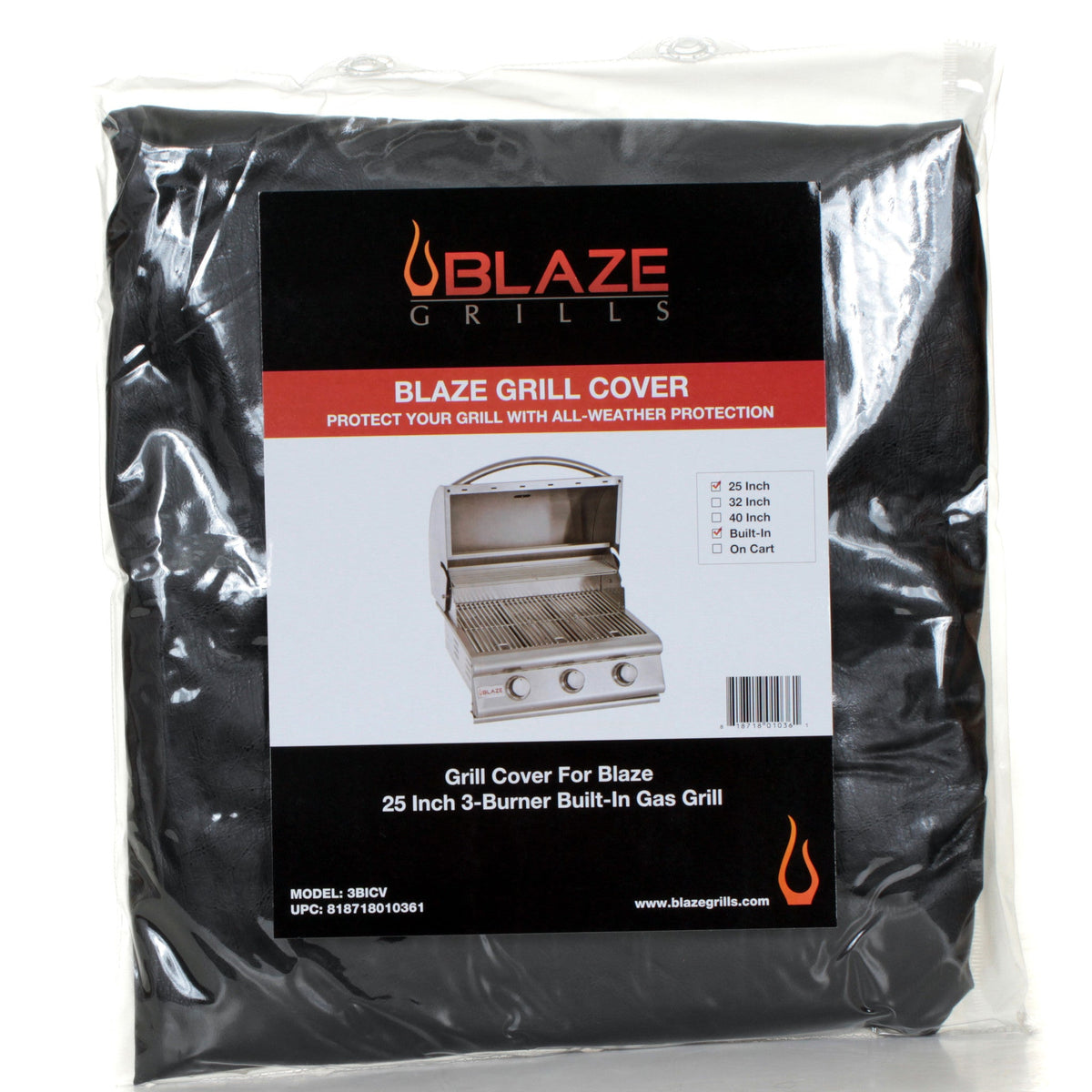Blaze 3-Burner Built-In Grill Cover 3BICV