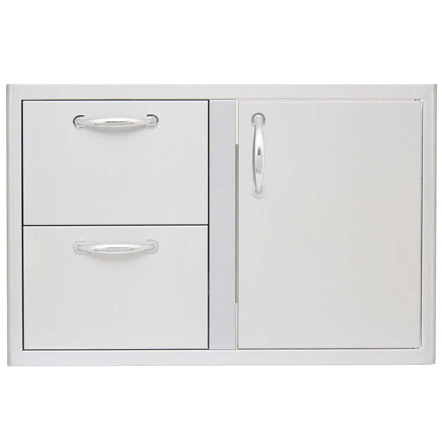 BlazeBlaze 32 Inch Access Door & Double Drawer Combo BLZ-DDC-R BLZ-DDC-R- BetterPatio.com