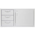 Blaze 39-Inch Access Door & Triple Drawer Combo BLZ-DDC-39-R