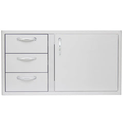 Blaze 39-Inch Access Door & Triple Drawer Combo BLZ-DDC-39-R