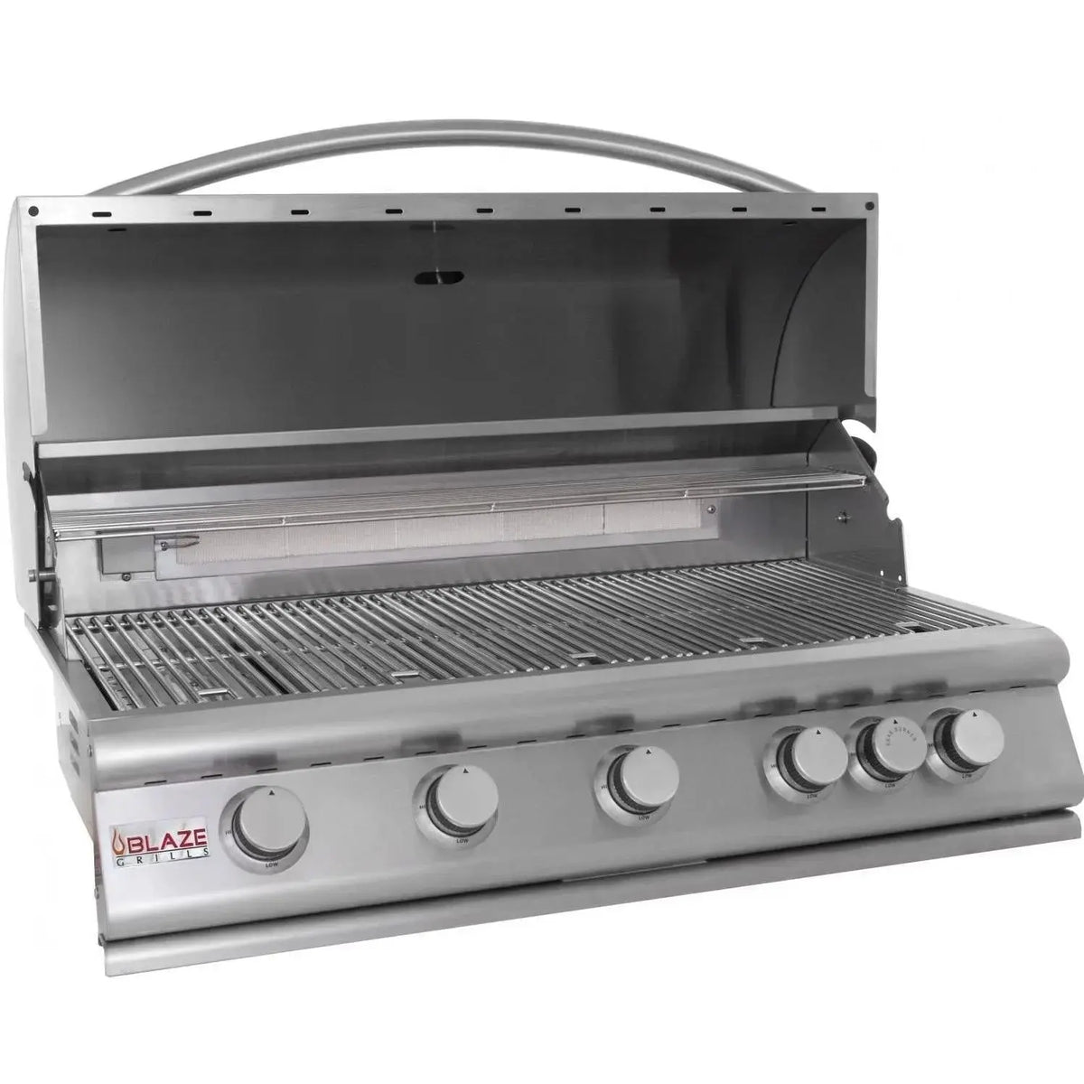 BlazeBlaze 40 Inch 5-Burner Premium LTE Gas Grill With Rear Burner and Built-in Lighting System BLZ-5LTE2-LP- BetterPatio.com