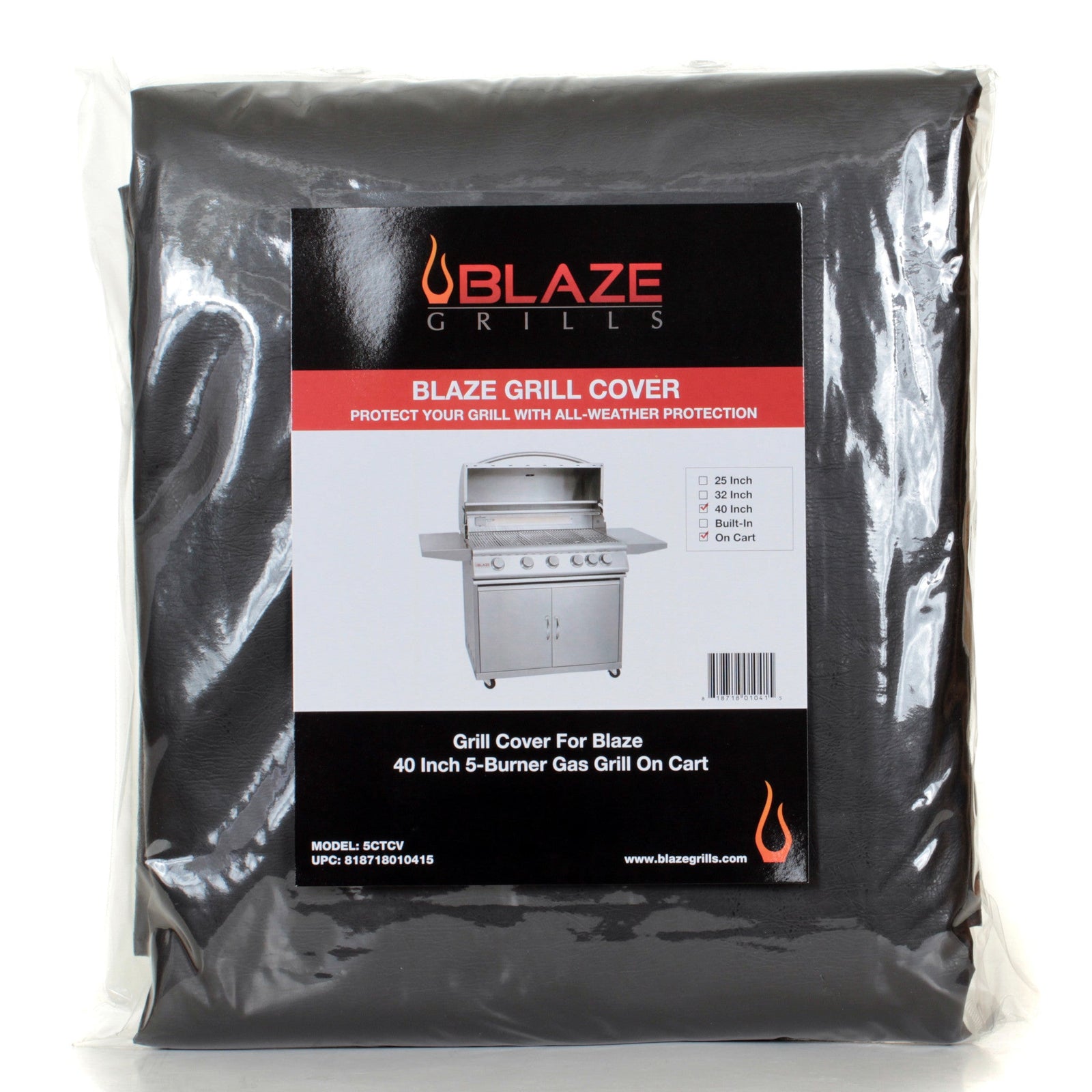 BlazeBlaze 5-Burner On-Cart Grill Cover 5CTCV 5CTCV- BetterPatio.com