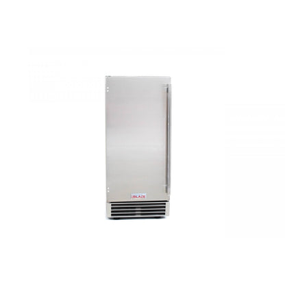 BlazeBlaze 50 LB. 15-Inch Outdoor Ice Maker with Gravity Drain BLZ-ICEMKR-50GR- BetterPatio.com