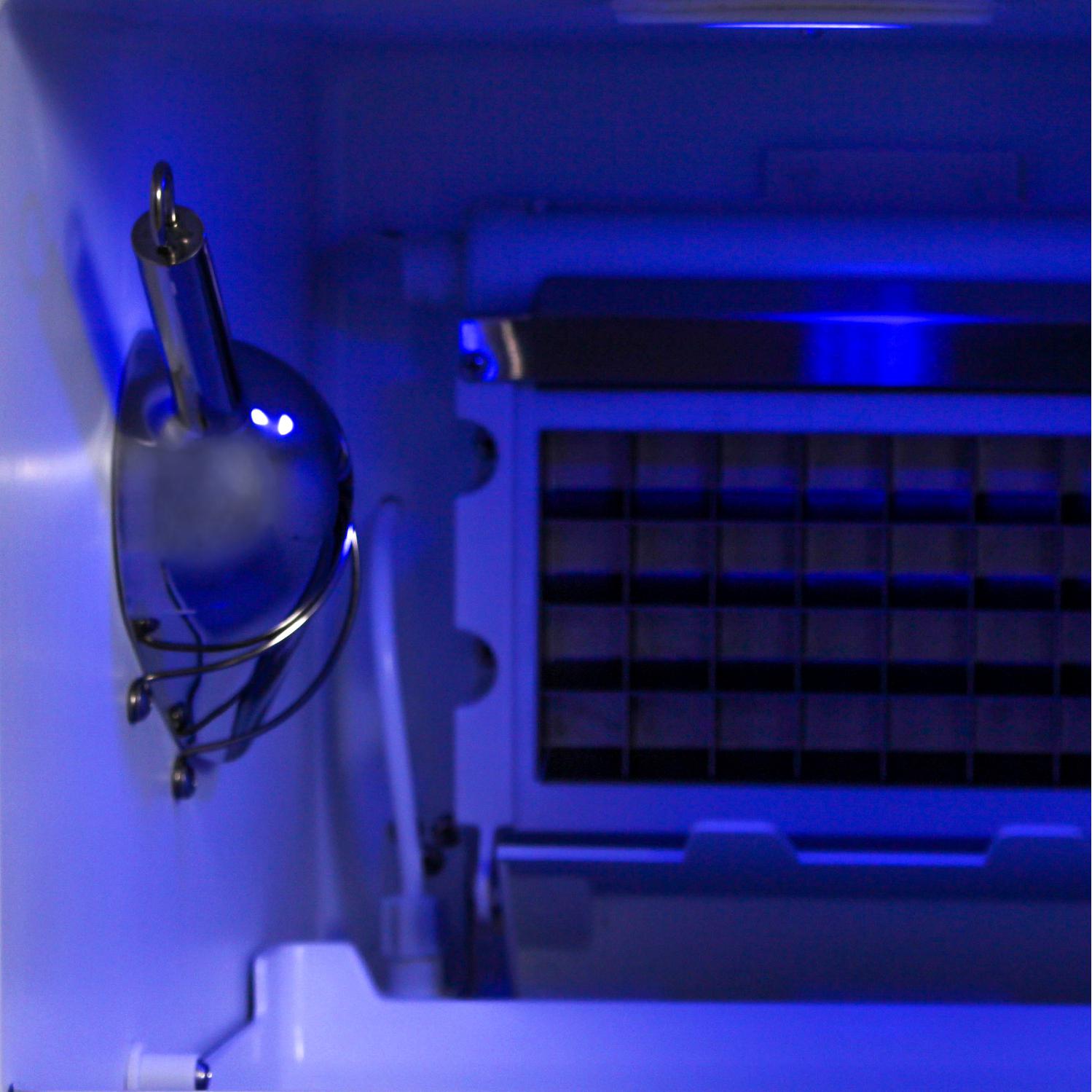 BlazeBlaze 50 LB. 15-Inch Outdoor Ice Maker with Gravity Drain BLZ-ICEMKR-50GR- BetterPatio.com