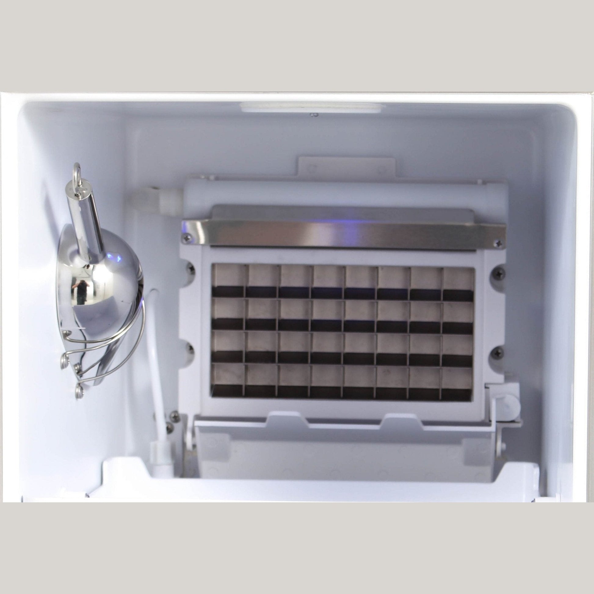 BlazeBlaze 50 LB. 15-Inch Outdoor Ice Maker with Gravity Drain BLZ-ICEMKR-50GR- BetterPatio.com