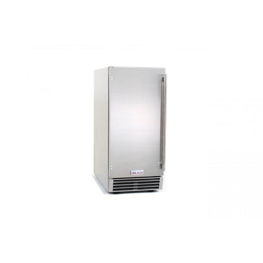 BlazeBlaze 50 LB. 15-Inch Outdoor Ice Maker with Gravity Drain BLZ-ICEMKR-50GR- BetterPatio.com