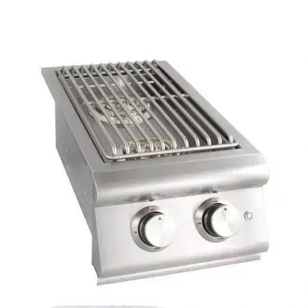 BlazeBlaze Built-In Premium Double Side Burner With LTE Lights BLZ-SB2LTE-NG- BetterPatio.com