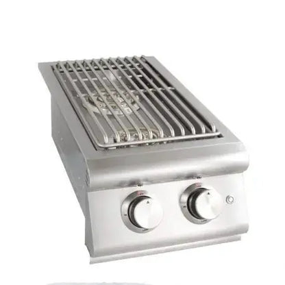 BlazeBlaze Built-In Premium Double Side Burner With LTE Lights BLZ-SB2LTE-NG- BetterPatio.com