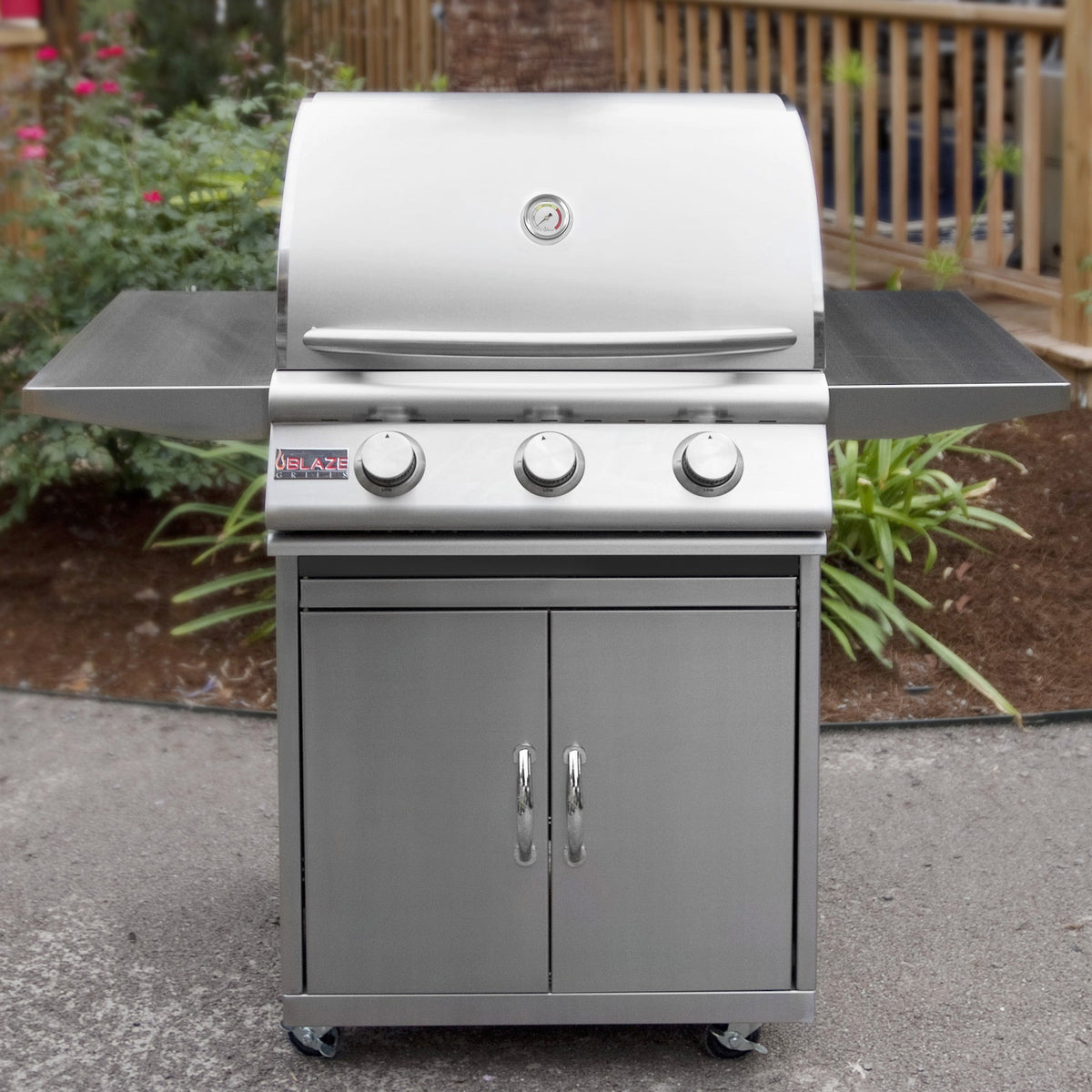 BlazeBlaze Grill Cart For 25-Inch 3-Burner Gas Grill BLZ-3-CART BLZ-3-CART- BetterPatio.com