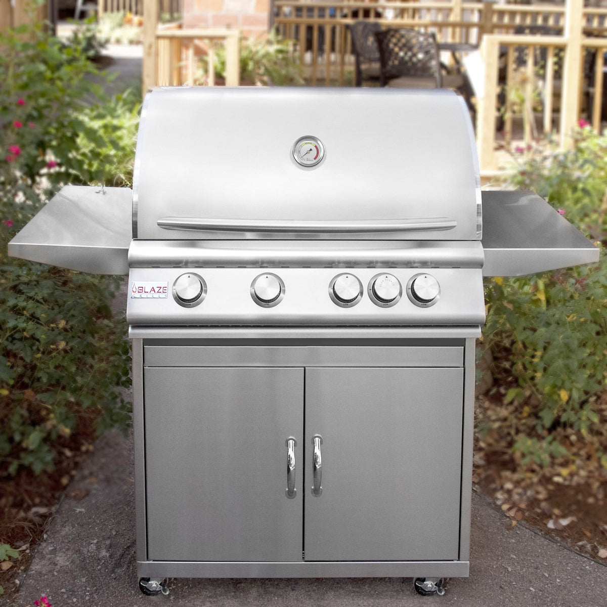BlazeBlaze Grill Cart For 32-Inch 4-Burner Gas Grill BLZ-4-CART BLZ-4-CART- BetterPatio.com