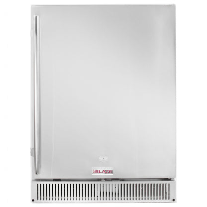 BlazeBlaze Outdoor Rated Stainless 24-Inch Refrigerator 5.2 cu. ft. BLZ-SSRF-50DH- BetterPatio.com