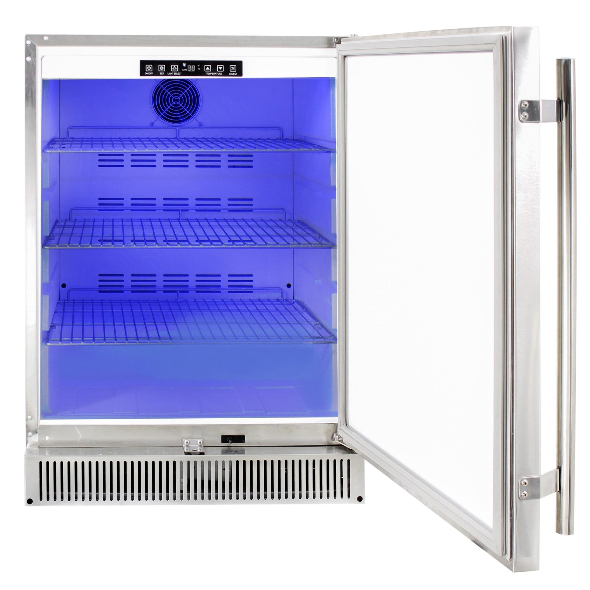 BlazeBlaze Outdoor Rated Stainless 24-Inch Refrigerator 5.2 cu. ft. BLZ-SSRF-50DH- BetterPatio.com