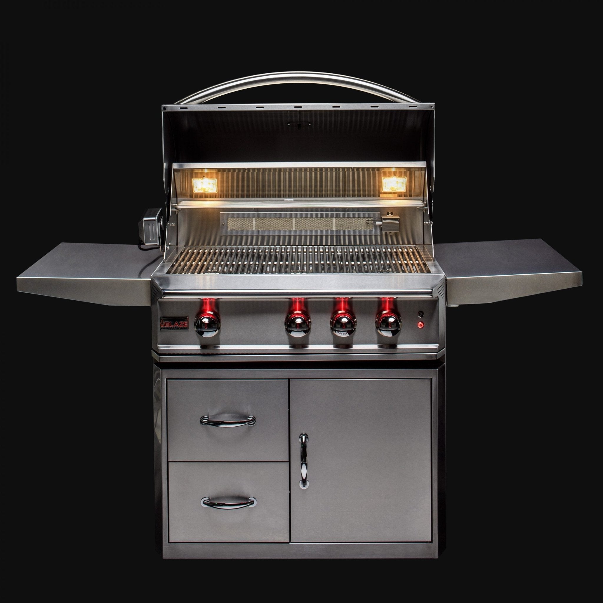 BlazeBlaze Professional LUX 34-Inch 3 Burner Built-In Gas Grill With Rear Infrared Burner BLZ-3PRO-LP- BetterPatio.com