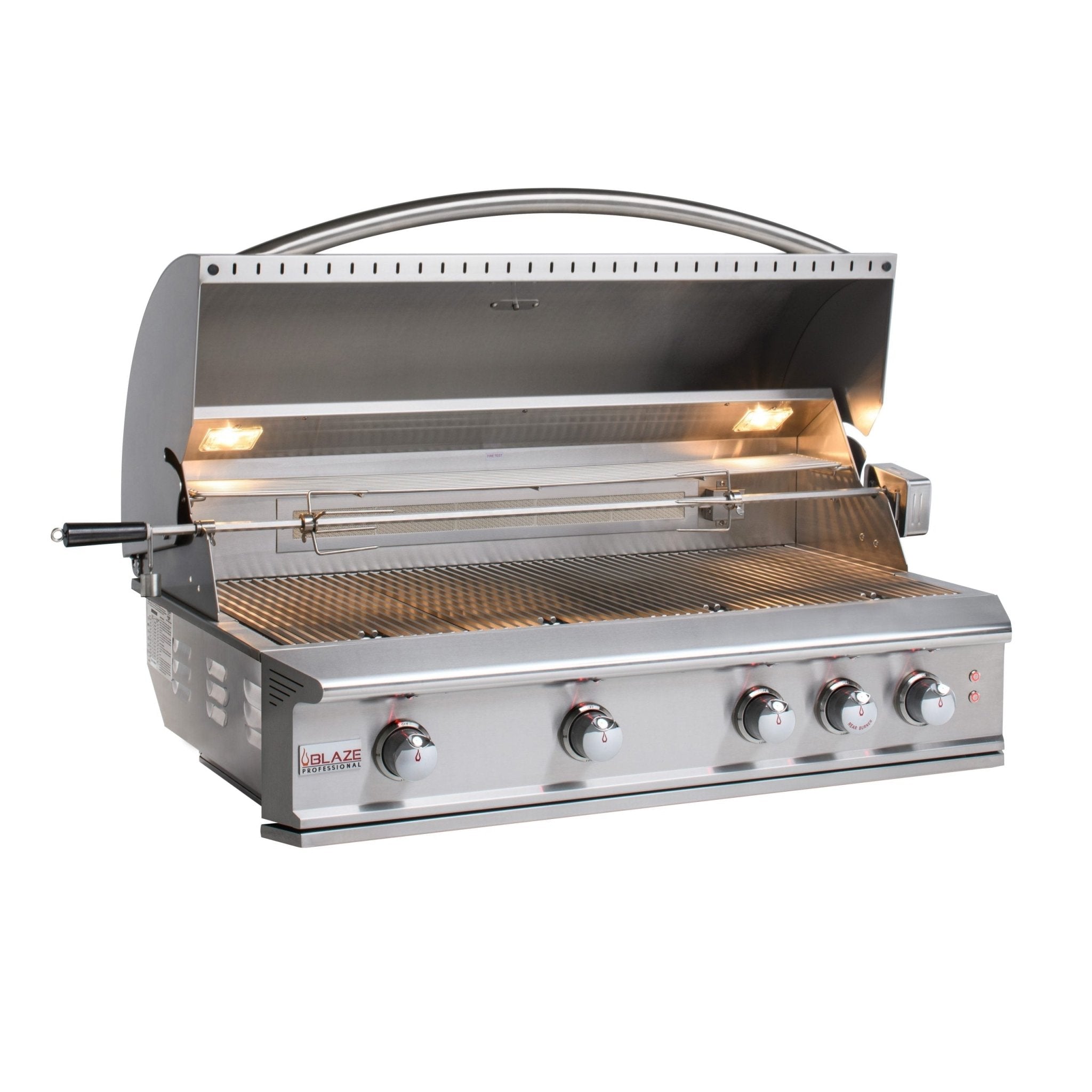 BlazeBlaze Professional LUX 44-Inch 4 Burner Built-In Gas Grill With Rear Infrared Burner BLZ-4PRO-LP- BetterPatio.com