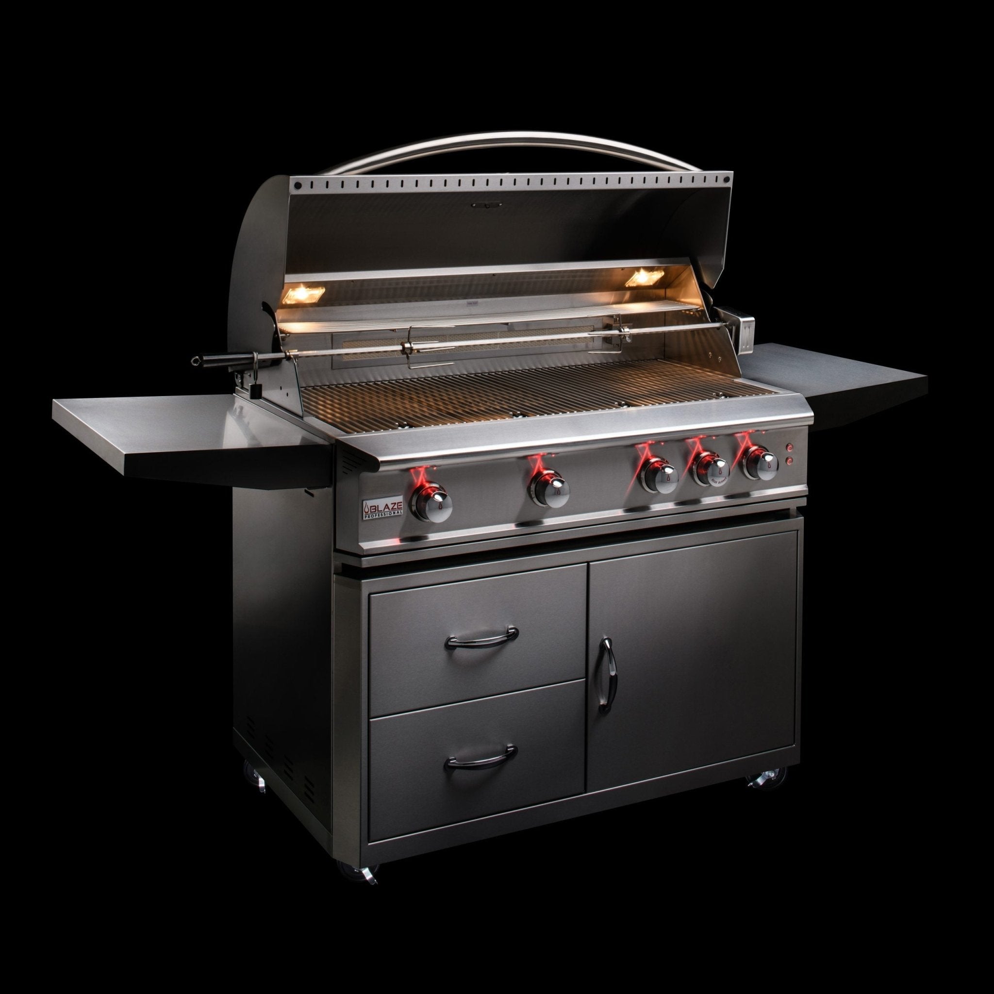 BlazeBlaze Professional LUX 44-Inch 4 Burner Built-In Gas Grill With Rear Infrared Burner BLZ-4PRO-LP- BetterPatio.com