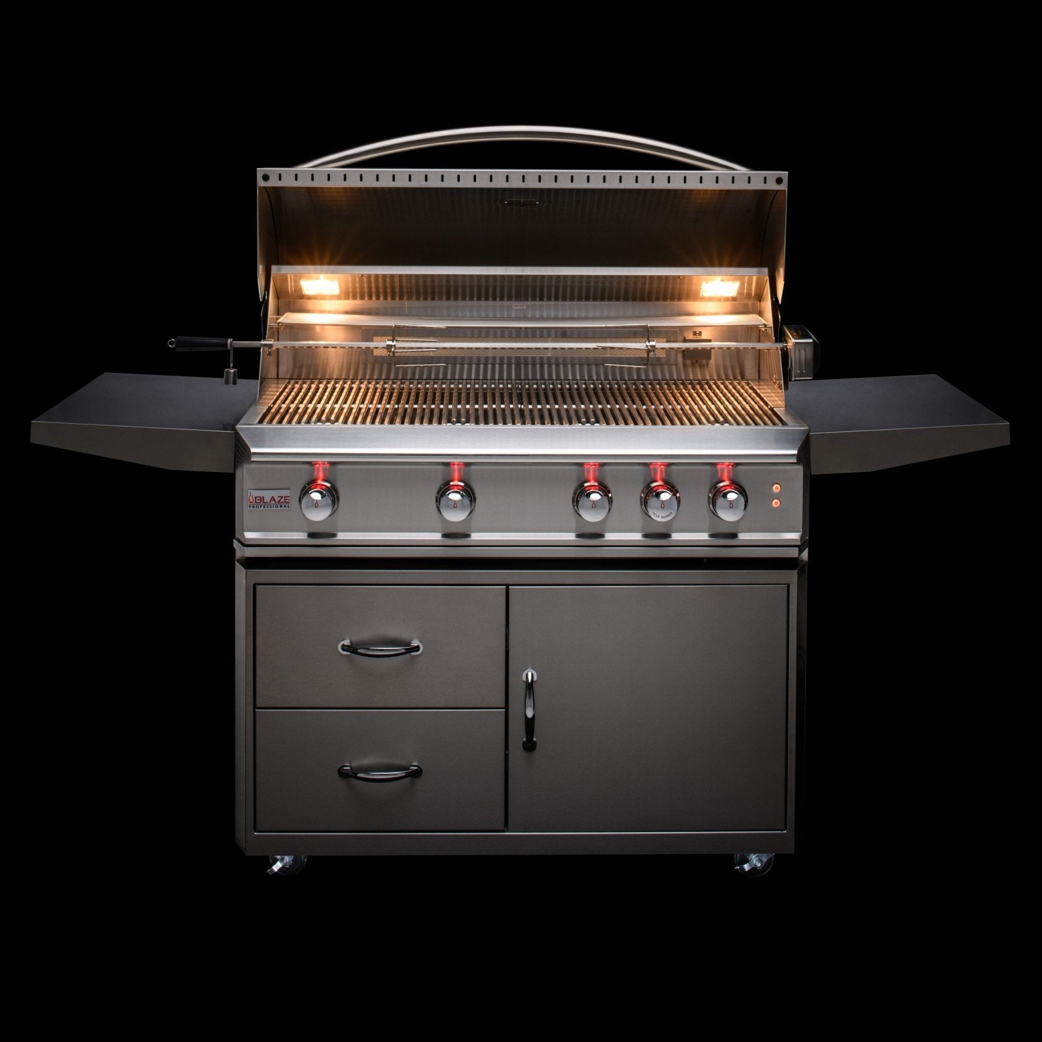 BlazeBlaze Professional LUX 44-Inch 4 Burner Built-In Gas Grill With Rear Infrared Burner BLZ-4PRO-LP- BetterPatio.com