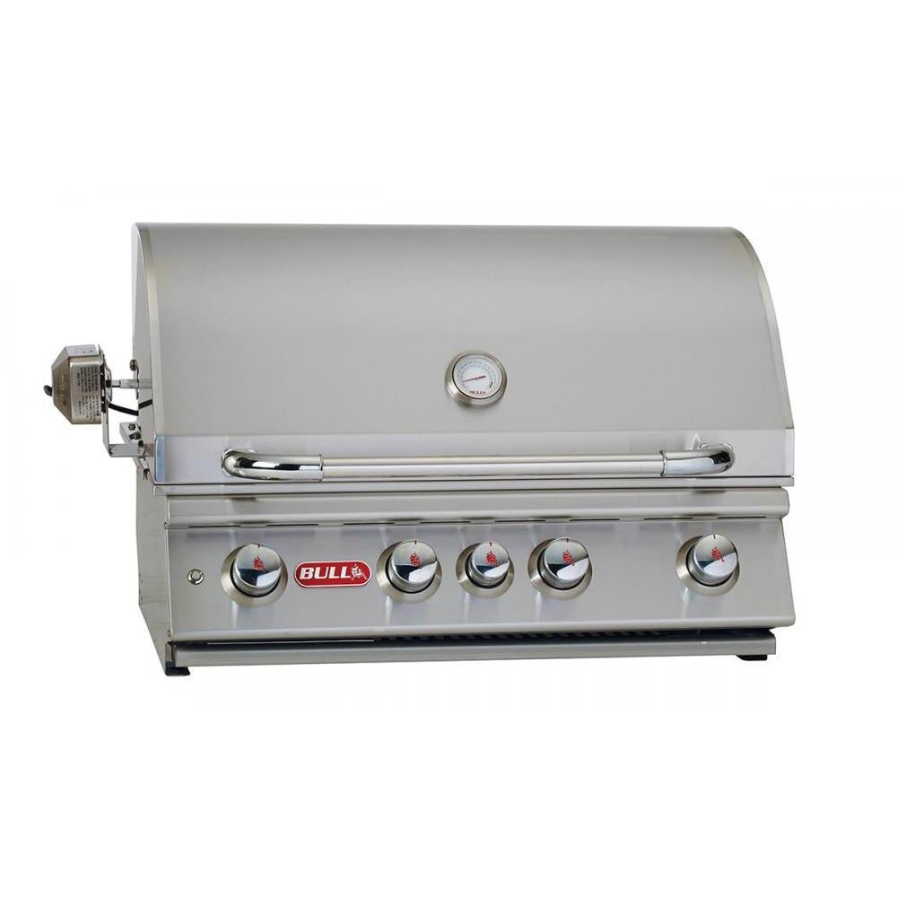 BullBull Angus 30-Inch Drop In Grill with Four Burners, 75,000 BTUs with Lights, Rotisserie 47628- BetterPatio.com