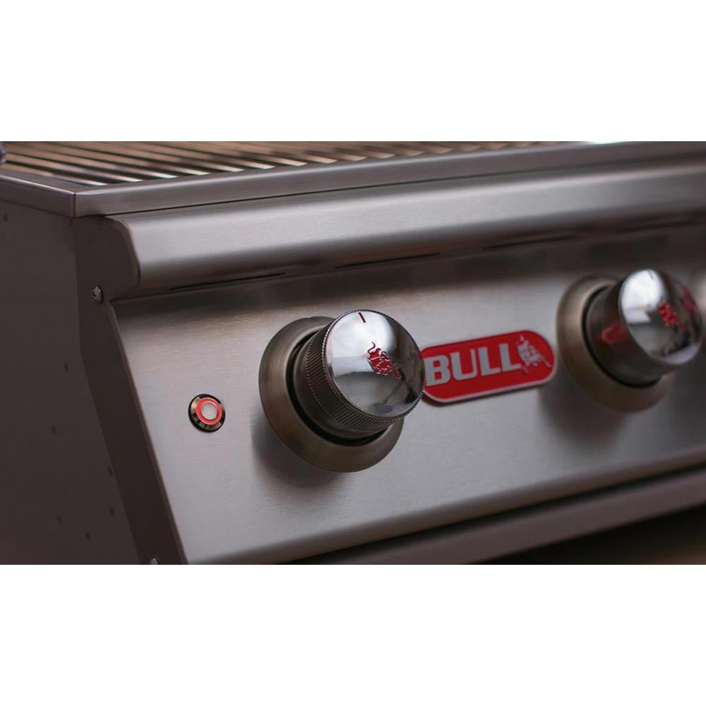 BullBull Angus 30-Inch Drop In Grill with Four Burners, 75,000 BTUs with Lights, Rotisserie 47628- BetterPatio.com