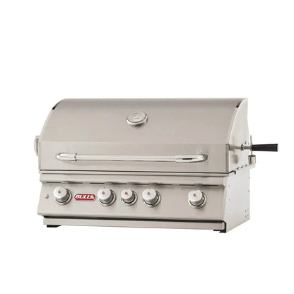 BullBull Angus 30-Inch Drop In Grill with Four Burners, 75,000 BTUs with Lights, Rotisserie 47628- BetterPatio.com