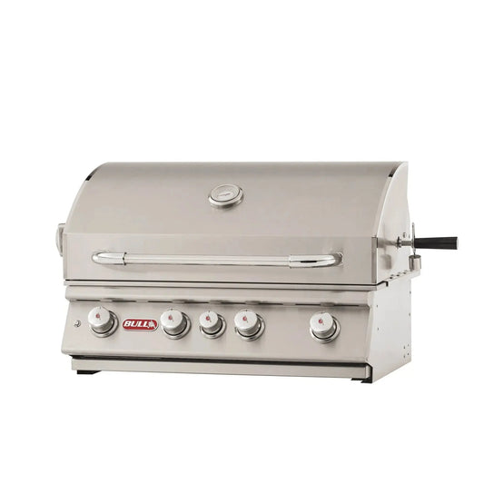 BullBull Angus 30-Inch Drop In Grill with Four Burners, 75,000 BTUs with Lights, Rotisserie 47628- BetterPatio.com