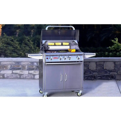 BullBull Angus 30 Inch Grill and Cart with Lights -Natural Gas (44001) 44001- BetterPatio.com