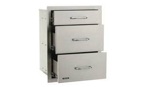 BullBull BBQ Stainless Steel Triple Drawer System 58110 58110- BetterPatio.com