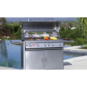 BullBull Brahma Grill and Cart with Lights - Propane or Natural Gas 55000 / 55001 55001- BetterPatio.com