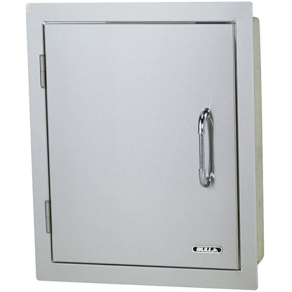 BullBull Left Hinge SS Vertical Single Door with Towel Holder 98552 98552- BetterPatio.com