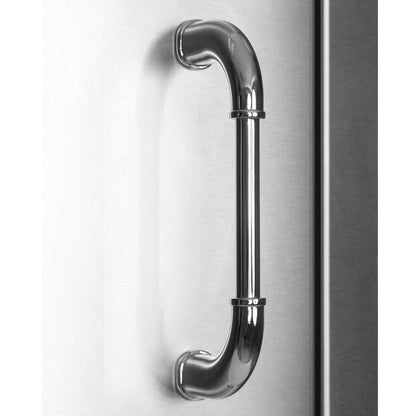 BullBull Left Hinge SS Vertical Single Door with Towel Holder 98552 98552- BetterPatio.com