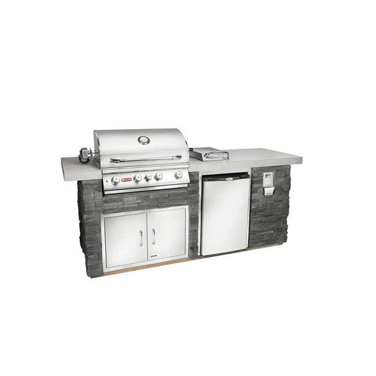BullBull Outdoor 8 Foot Outdoor Kitchen BBQ Island 31010- BetterPatio.com