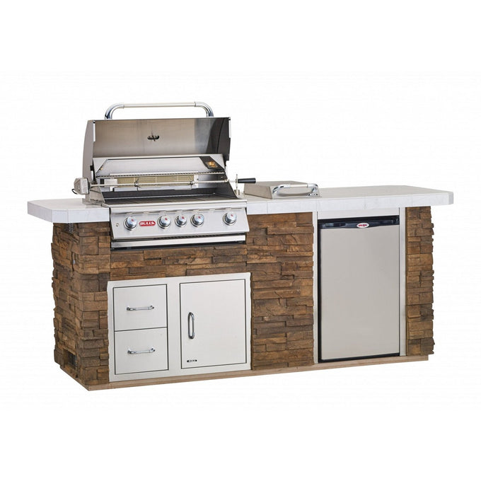 BullBull Outdoor 8 Foot Outdoor Kitchen BBQ Island 31010- BetterPatio.com