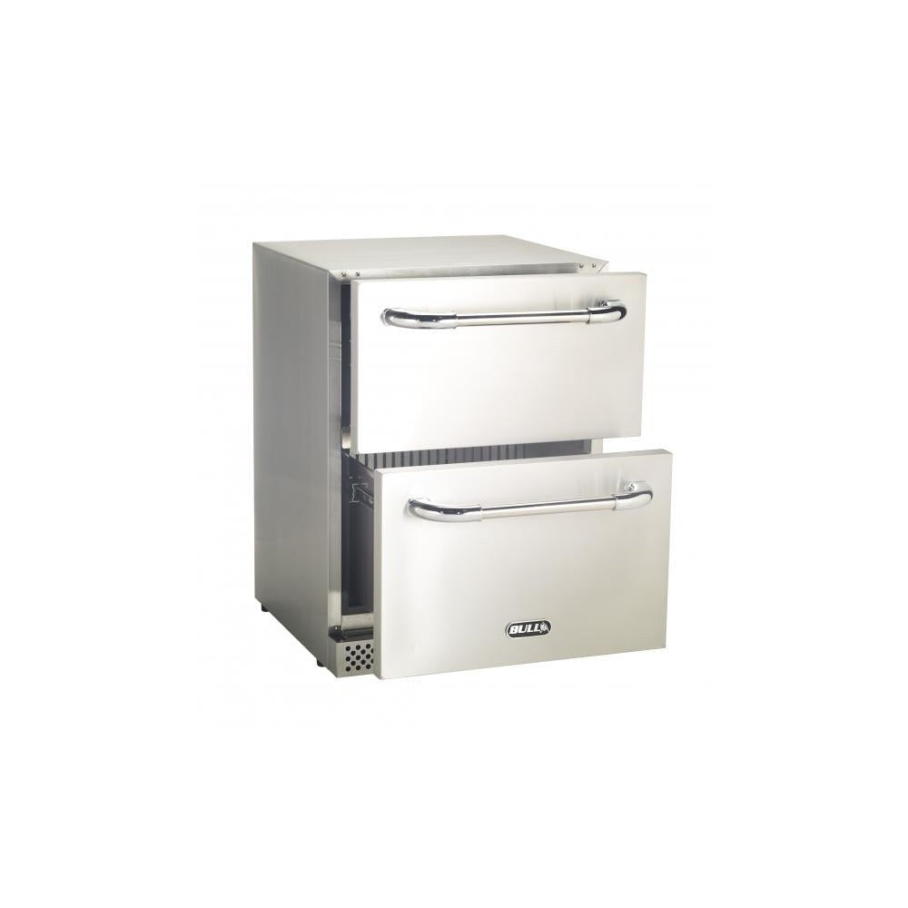 BullBull Premium Double Drawer Outdoor Rated Refrigerator (17400) 17400- BetterPatio.com