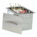 Bull Stainless Steel Built In Ice Chest with Cover and Drain 00002