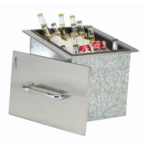 BullBull Stainless Steel Built In Ice Chest with Cover and Drain 00002 00002- BetterPatio.com